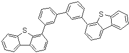CAS # 1128045-14-6, 3,3'-Di(4-dibenzothiophenyl)-1,1'-biphenyl, 4,4'-[1,1'-Biphenyl]-3,3'-diylbis[dibenzothiophene]
