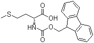 structure of CAS# 112883-40-6, Fmoc-D-蛋氨酸