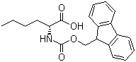 structure of CAS# 112883-41-7, Fmoc-D-正亮氨酸