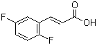 structure of CAS# 112898-33-6, 2,5-二氟肉桂酸