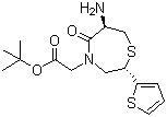 CAS 登录号：112968-38-4, (2S,6R)-6-氨基-5-氧代-2-(2-噻吩基)四氢-1,4-硫氮杂卓-4-乙酸叔丁酯
