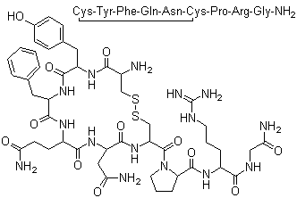 structure of CAS# 113-79-1, 精氨酸加压素