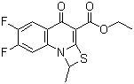 CAS # 113046-72-3, Ethyl 6,7-difluoro-1-methyl-4-oxo-4H-[1,3]thiazeto[3,2-a]quinoline-3-carboxylate