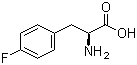 structure of CAS# 1132-68-9, L-4-氟苯丙氨酸