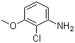 structure of CAS# 113206-03-4, 2-Chloro-3-methoxyaniline