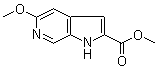 CAS 登录号：1132610-92-4, 5-甲氧基-1H-吡咯并[2,3-c]吡啶-2-羧酸甲酯