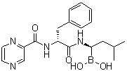 structure of CAS# 1132709-15-9, [(1R)-3-甲基-1-[[(2R)-1-氧代-3-苯基-2-[(2-吡嗪基羰基)氨基]丙基]氨基]丁基]硼酸