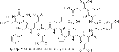 structure of CAS# 113274-56-9, 水蛭素