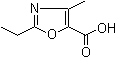 CAS # 113366-51-1, 2-Ethyl-4-methyloxazole-5-carboxylic acid, 2-Ethyl-4-methyl-1,3-oxazole-5-carboxylic acid