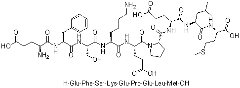 CAS 登录号：1133962-79-4, L-alpha-谷氨酰-L-苯丙氨酰-L-丝氨酰-L-赖氨酰-L-alpha-谷氨酰-L-脯氨酰-L-alpha-谷氨酰-L-亮氨酰-L-蛋氨酸