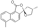 CAS # 113472-19-8, (2R-trans)-4,5-Dihydro-4,6'-dimethyl-spiro[furan-2(3H),3'(1'H)-naphtho[1,2-c]furan]-1'-one