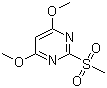 structure of CAS# 113583-35-0, 4,6-二甲氧基-2-甲磺酰基嘧啶