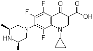 structure of CAS# 113617-63-3, 奥比沙星
