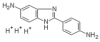 CAS 登录号：113659-61-3, 2-(4-氨基苯基)-1H-苯并咪唑-5-胺共轭三酸