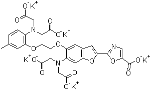 structure of CAS# 113694-64-7, Fura 2 pentapotassium