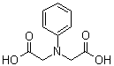 structure of CAS# 1137-73-1, N-苯基亚胺二乙酸
