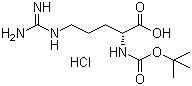 CAS # 113712-06-4, N-[(1,1-Dimethylethoxy)carbonyl]-D-arginine hydrochloride, N2-(1,1-dimethylethoxycarbonyl)-D-Arginine monohydrochloride