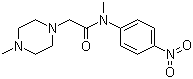 structure of CAS# 1139453-98-7, N,4-二甲基-N-(4-硝基苯基)-1-哌嗪乙酰胺