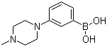 structure of CAS# 1139717-76-2, [3-(4-Methylpiperazin-1-yl)phenyl]boronic acid