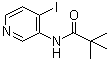 structure of CAS# 113975-32-9, N-(4-Iodo-3-pyridyl)-2,2-dimethylpropanamide