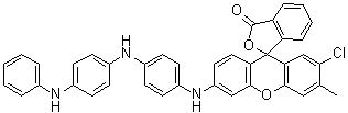 CAS # 114192-14-2, 2'-Chloro-3'-methyl-6'-[[4-[[4-(phenylamino)phenyl]amino]phenyl]amino]-spiro[isobenzofuran-1(3H),9'-[9H]xanthen]-3-one