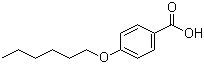 CAS # 1142-39-8, 4-Hexyloxybenzoic acid, 4-n-Hexyloxybenzoic acid