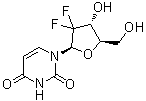 structure of CAS# 114248-23-6, 2',2'-二氟-2'-脱氧尿苷