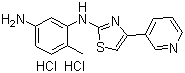CAS # 1143459-92-0, 4-Methyl-N3-[4-(3-pyridinyl)-2-thiazolyl]-1,3-benzenediamine dihydrochloride