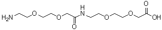 CAS # 1143516-05-5, 17-Amino-10-oxo-3,6,12,15-tetraoxa-9-azaheptadecanoic acid, 2-[2-[2-[[2-[2-(2-aminoethoxy)ethoxy]acetyl]amino]ethoxy]ethoxy]acetic acid