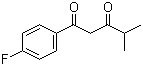 structure of CAS# 114433-94-2, 1-(4-氟苯基)-4-甲基戊-1,3-二酮