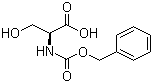 structure of CAS# 1145-80-8, N-苄氧羰基-L-丝氨酸