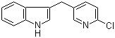 structure of CAS# 1146080-32-1, 3-[(6-氯-3-吡啶基)甲基]-1H-吲哚