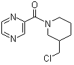 CAS 登录号：1146080-48-9, [3-(氯甲基)-1-哌啶基]-2-吡嗪基甲酮