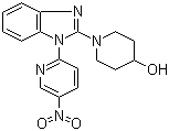 CAS 登录号：1146080-60-5, 1-[1-(5-硝基-2-吡啶基)-1H-苯并咪唑-2-基]-4-哌啶醇
