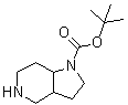 structure of CAS# 1147422-00-1, tert-Butyl octahydro-1H-pyrrolo[3,2-c]pyridine-1-carboxylate