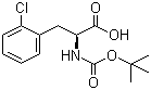 structure of CAS# 114873-02-8, Boc-2-chloro-L-phenylalanine