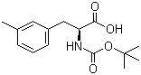 structure of CAS# 114873-06-2, Boc-L-3-甲基苯丙氨酸