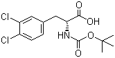 structure of CAS# 114873-13-1, Boc-D-3,4-二氯苯丙氨酸