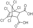structure of CAS# 115-28-6, Chlorendic acid