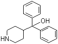 structure of CAS# 115-46-8, alpha,alpha-二苯基-4-哌啶甲醇