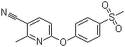 CAS # 1150100-45-0, 2-Methyl-6-[4-(methylsulfonyl)phenoxy]-3-pyridinecarbonitrile