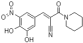 CAS # 1150310-15-8, (alphaE)-alpha-[(3,4-Dihydroxy-5-nitrophenyl)methylene]-beta-oxo-1-piperidinepropanenitrile