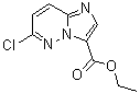 structure of CAS# 1150566-27-0, 6-Chloroimidazo[1,2-b]pyridazine-3-carboxylic acid ethyl ester