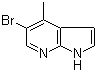 structure of CAS# 1150617-52-9, 5-Bromo-4-methyl-1H-pyrrolo[2,3-b]pyridine