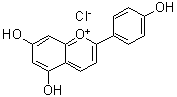 structure of CAS# 1151-98-0, 氯化芹菜定