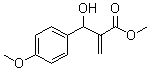 structure of CAS# 115240-92-1, beta-羟基-4-甲氧基-alpha-亚甲基苯丙酸甲酯