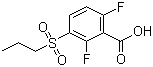 CAS 登录号：1152501-92-2, 2,6-二氟-3-(丙磺酰基)苯甲酸