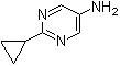 structure of CAS# 1152519-69-1, 2-环丙基-5-嘧啶胺