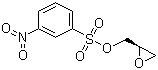 structure of CAS# 115314-14-2, (S)-(+)-间硝基苯磺酸缩水甘油酯