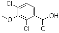 CAS 登录号：115382-33-7, 2,4-二氯-3-甲氧基苯甲酸